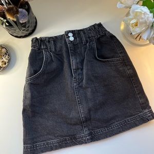 Mini jean skirt